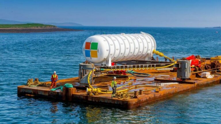 microsoft underwater data center